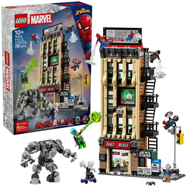 LEGO Marvel 76342 Spider-Man vs. Mysterio: The Daily Bugle
