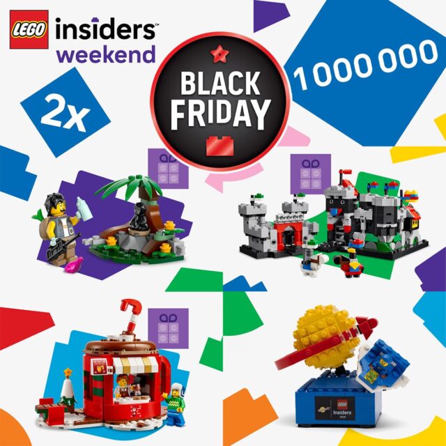 LEGO Insiders Weekend et Black Friday 2025 : les cadeaux prévus