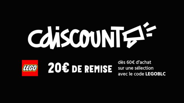 Promo LEGO Cdiscount : 20€ de réduction dès 60€ d’achat LEGO