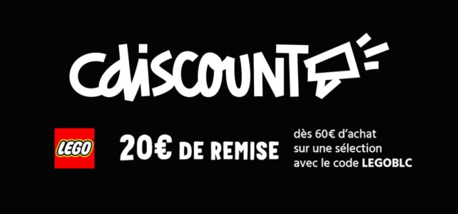 Promo LEGO Cdiscount : 20€ de réduction dès 60€ d’achat LEGO