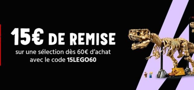 Black November Cdiscount : des promos et 15€ de réduction dès 60€ d’achat LEGO Promo Black November Cdiscount LEGO