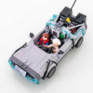 Review LEGO Speed Champions 77256 Time Machine from Back to the Future DeLorean