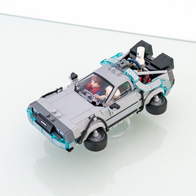 Review LEGO Speed Champions 77256 Time Machine from Back to the Future DeLorean