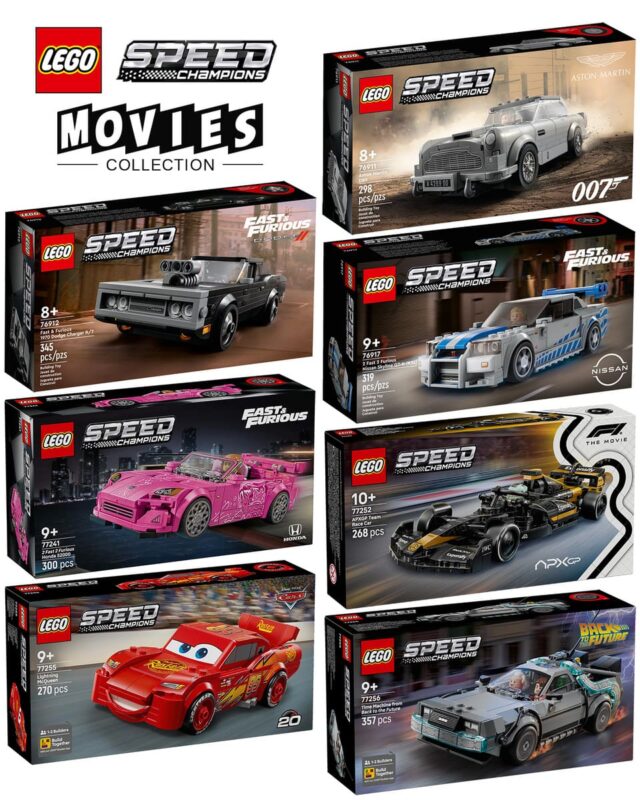 LEGO Speed Champions movies collection