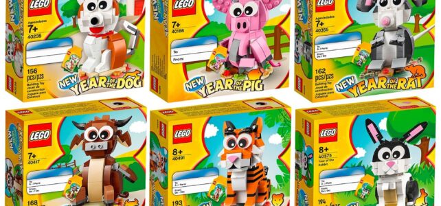 LEGO Chinese Zodiac Animals collection