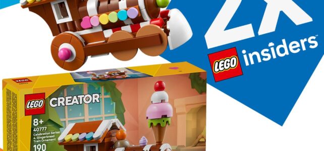 Chez LEGO : points Insiders doublés et cadeau LEGO Creator 40777 Gingerbread Train Ornament offert ! Chez LEGO : points Insiders doublés et cadeau LEGO Creator 40777 Gingerbread Train Ornament offert