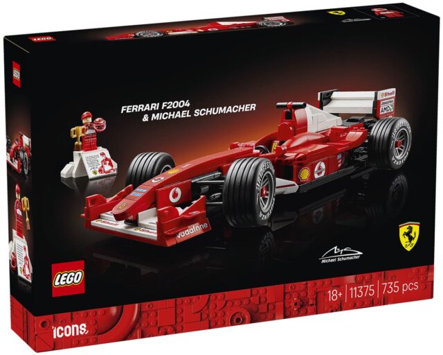 LEGO Icons 11375 Ferrari F2004 & Michael Schumacher