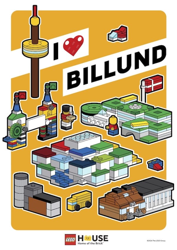 Nouveauté LEGO 40507 I ❤️ Billund - LEGO House exclusive 2026