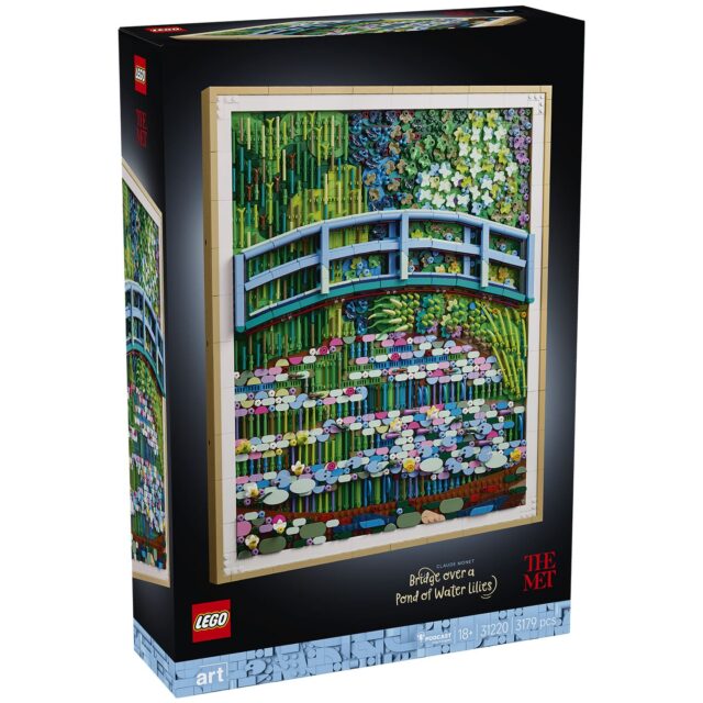 LEGO Art 31220 Claude Monet - Bridge over a Pond of Water Lilies : les Nymphéas