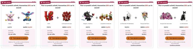 30% de réduction sur le 2ème set LEGO acheté parmi une sélection