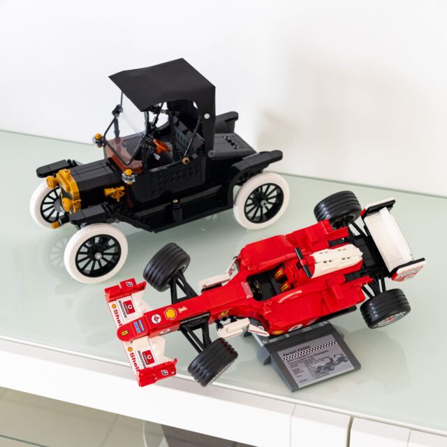 Review LEGO Icons 11376 Ford Model T 11375 Ferrari F2004 & Michael Schumacher