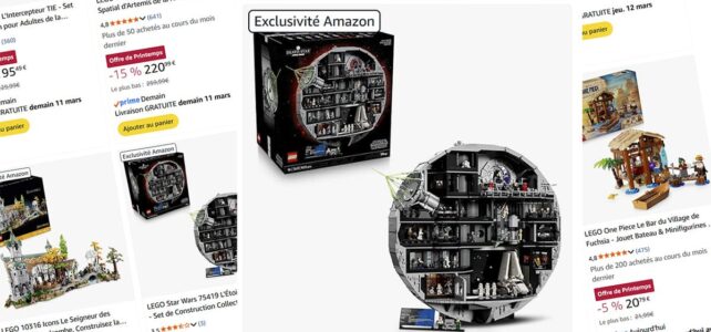 Vente Flash de printemps Amazon : grosse remise sur la Death Star UCS et autres promos LEGO