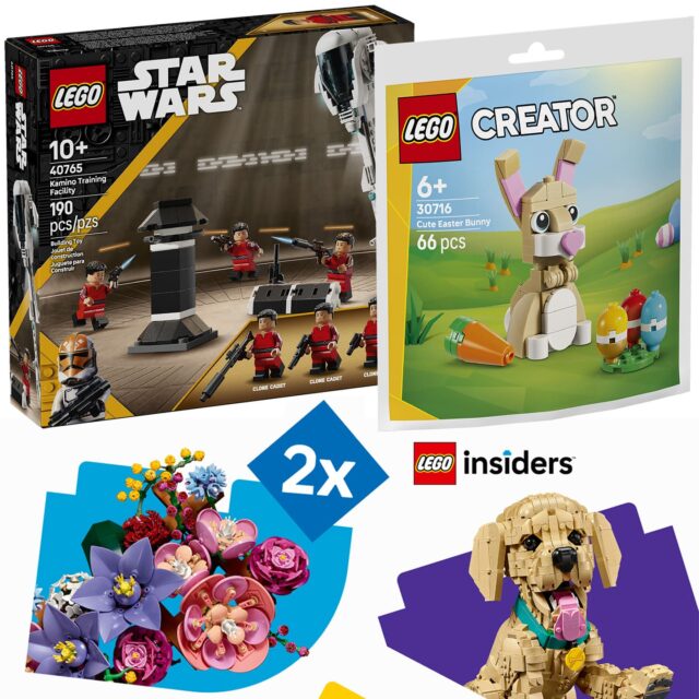 Nouvelles offres promotionnelles chez LEGO et retour du cadeau LEGO Star Wars 40765 Kamino Training Facility