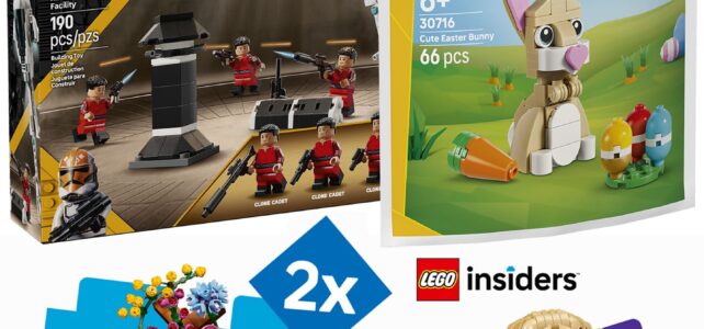 Nouvelles offres promotionnelles chez LEGO et retour du cadeau LEGO Star Wars 40765 Kamino Training Facility
