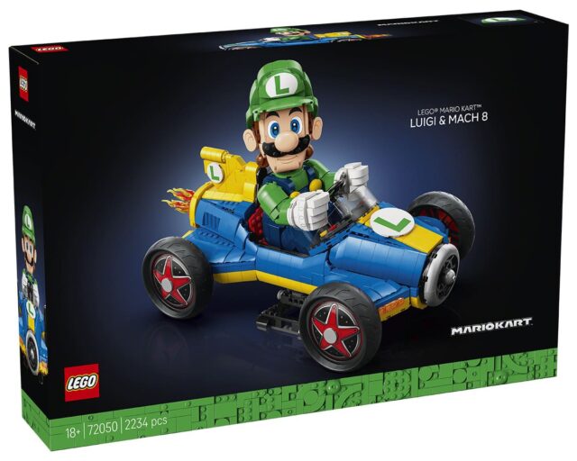 Nouveauté LEGO Mario Kart 72050 Luigi & Mach 8 : le set est en précommande !