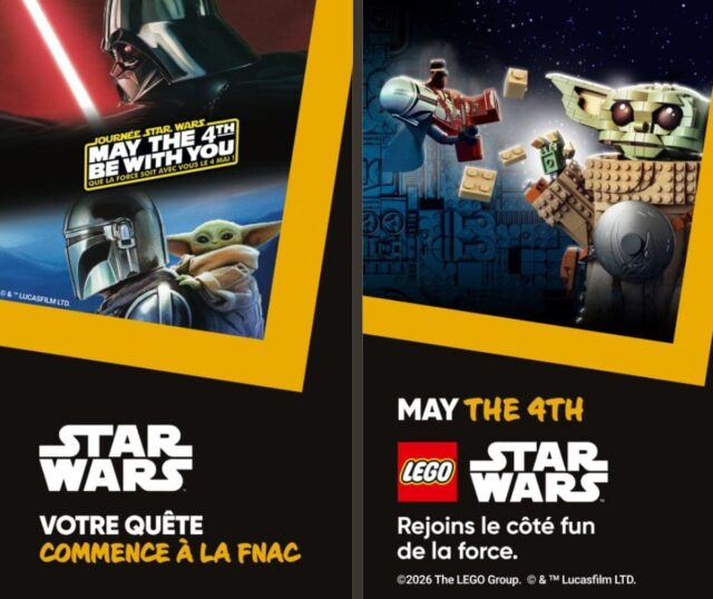 Chez Fnac.com : c'est parti pour l'opération LEGO Star Wars May the 4th