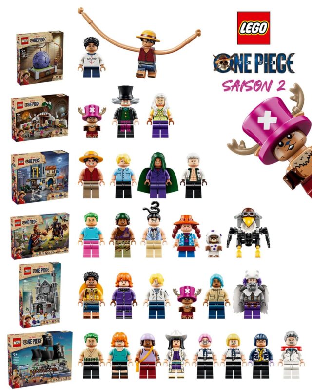 Minifigs LEGO One Piece 2026 saison 2