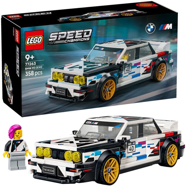 Nouveauté LEGO Speed Champions 77263 BMW M3 (E30)