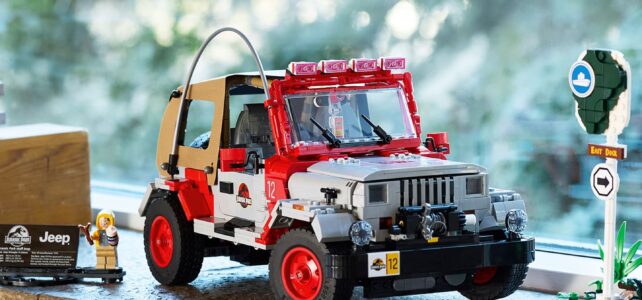 Chez LEGO : le set Jurassic World 77984 Jurassic Park Jeep Wrangler est disponible !