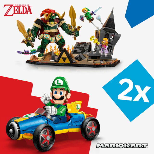 LEGO The Legend of Zelda 77093 Super Mario 72050 LEGO Mario Kart Luigi