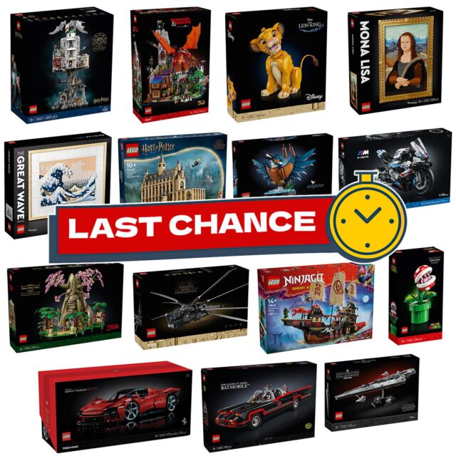 Sets LEGO bientôt retirés : plus de 80 références vont bientôt disparaître !