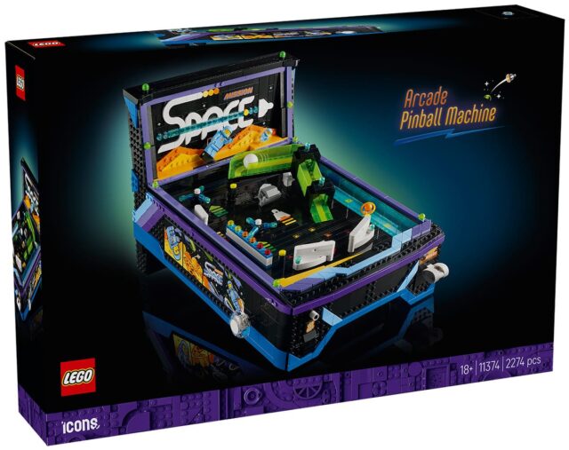 LEGO Icons 11374 Arcade Pinball Machine