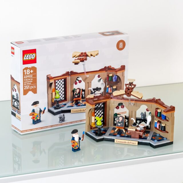 Review LEGO 40902 Tribute to Leonardo da Vinci (GWP)