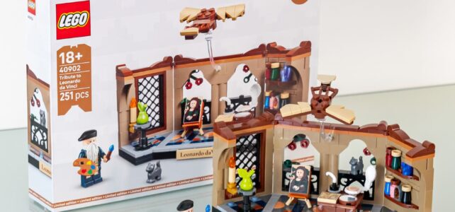 Review LEGO 40902 Tribute to Leonardo da Vinci (GWP)