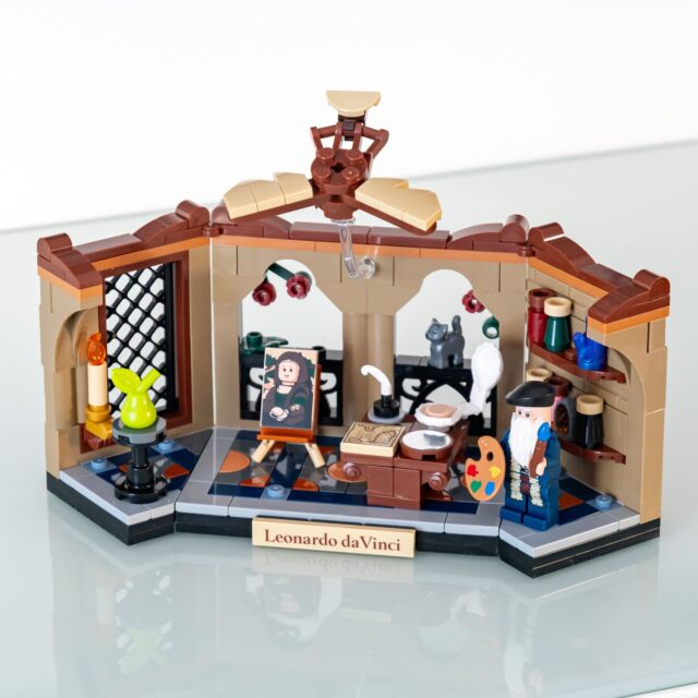 Review LEGO 40902 Tribute to Leonardo da Vinci (GWP)