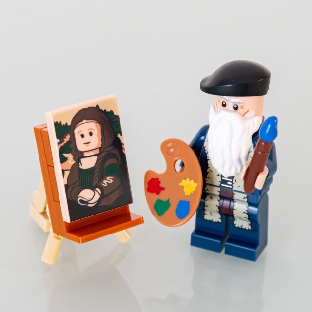 Review LEGO 40902 Tribute to Leonardo da Vinci (GWP)