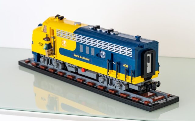 Review LEGO 910066 Brick Railroad Locomotive (Bricklink Designer Program Series 8)