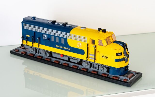 Review LEGO 910066 Brick Railroad Locomotive (Bricklink Designer Program Series 8)