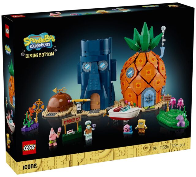 LEGO Icons 11386 SpongeBob SquarePants: Bikini Bottom Bob l'Eponge