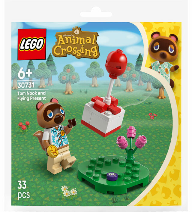 LEGO Animal Crossing 30731 Tom Nook and Flying Present