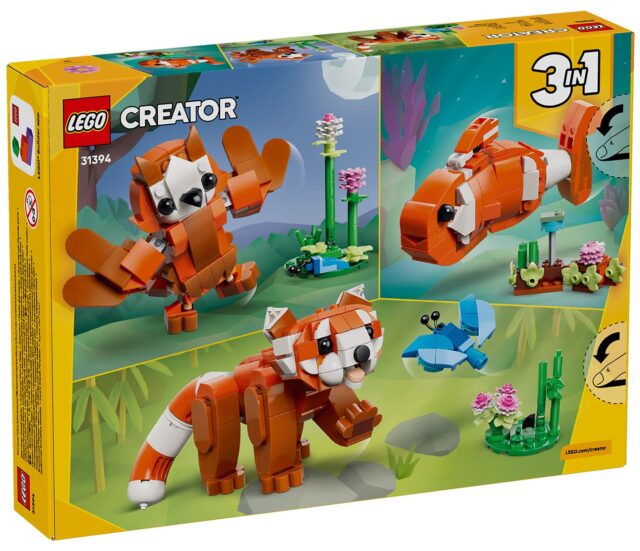 Nouveauté LEGO Creator 3in1 31394 Red Panda