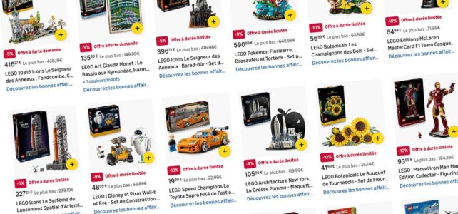 Vente flash LEGO Amazon