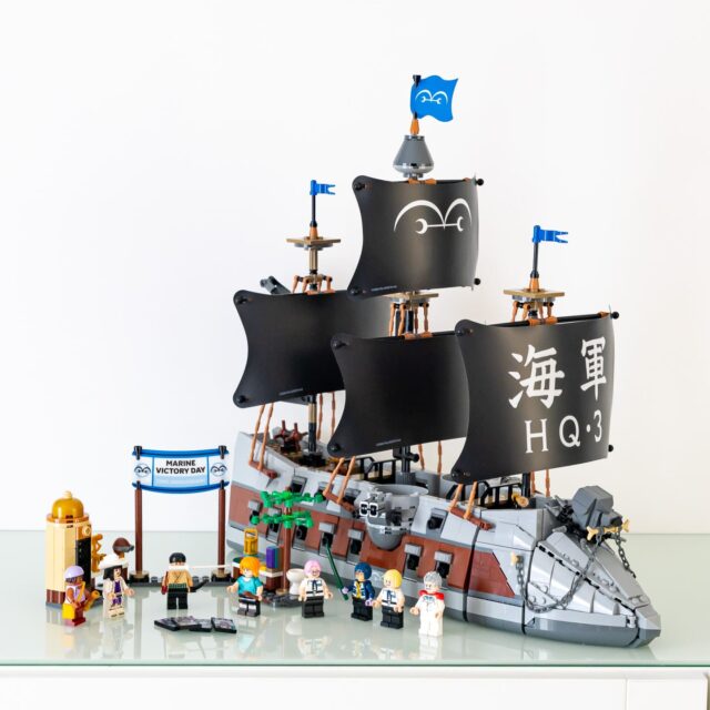 Review LEGO One Piece 75646 Garp's Marine Battleship