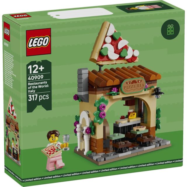 Chez LEGO : le cadeau 40909 Restaurants of the World Italy offert et les points Insiders x2