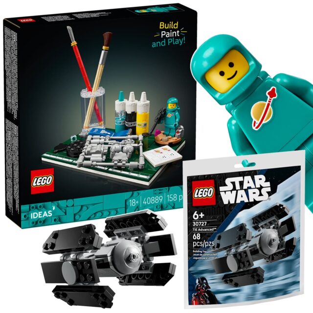 Maintenant offert chez LEGO : le cadeau LEGO Ideas 40889 Build, Paint and Play !